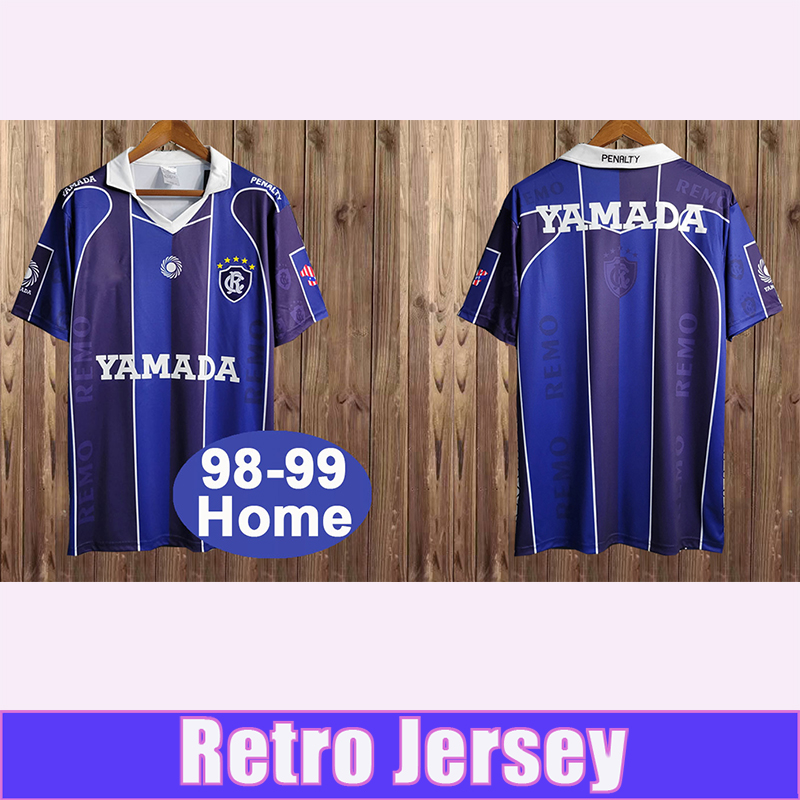 

1998 1999 Clube do Remo Retro Mens Soccer Jerseys Home Blue Purple Football Shirts Short Sleeve Uniforms, Fg13376 1998 1999 home