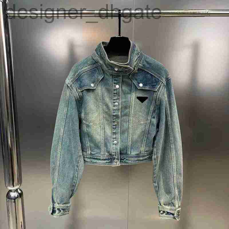 

Women' Jackets DesignerDesigner Woman Jackets Denim Coat Womens Budge Letters Pint Autumn Spring Female Designer Jackets Windbreaker Jeans 8FQ7, Blue