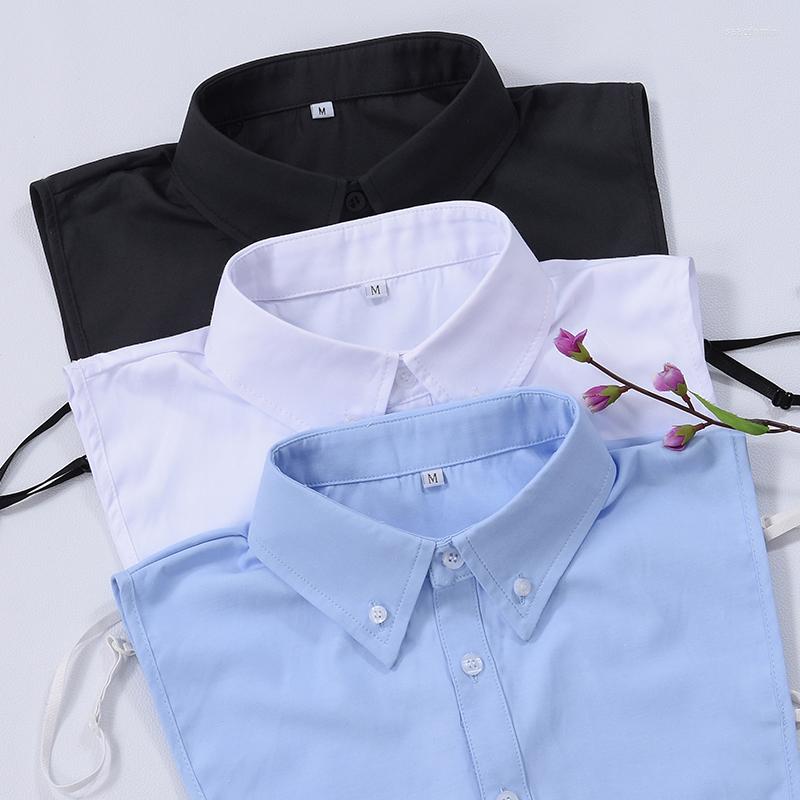 

Bow Ties Elegant White Detachable Collar Men Offcial Formal False Shirt Lapel Fake For Men's Blouse Clothes Accessories