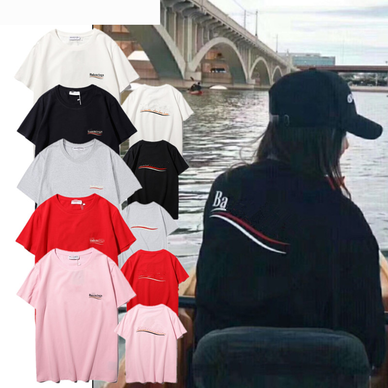 

Designer T shirt 2023 Summer short Sleeve waves Tees Men Women Lovers luxury T-shirts Fashion senior Pure cotton high quality Top large size -3XL, Ems freight