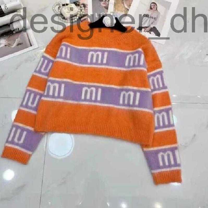 

Women's Sweaters Designer2023 Miu designer sweater womens wool sweaters women knitwear cardigan jacket fashion casual cashmere coat 3XAK, Yellow