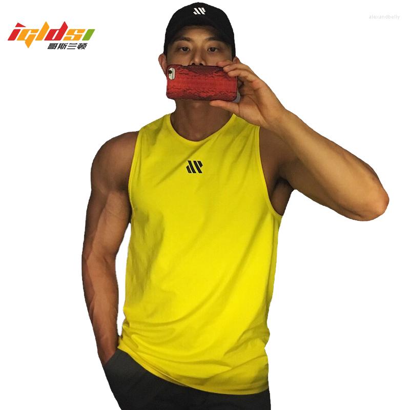 

Men's Tank Tops Men's Summer Tactical Sports Mesh Sleeveless Vest Male Gym Running Equipment Training Muscle Breathable T-shirt, Light green