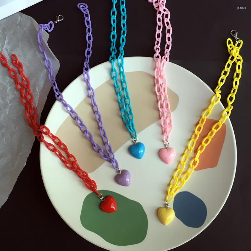 

Pendant Necklaces Charm Layered Necklace Chain Heart Sweet Peach Love Valentines Jewelry