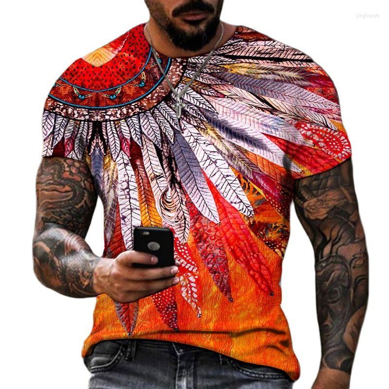 

Men's T Shirts Vintage Personality Men's Shirt 3d Printed Punk Style Short Sleeve Oversized Tops Tee Man Gothic Clothing, Txhzy-220718-39