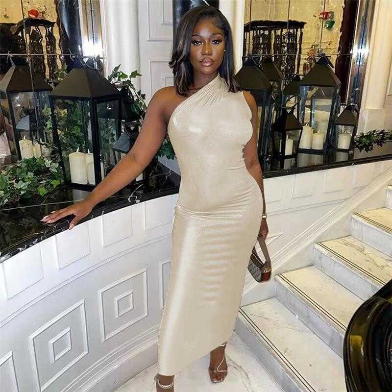 

Style Womens Clothing Casual Dresses Spring Fashion Personality Solid Color, Blue