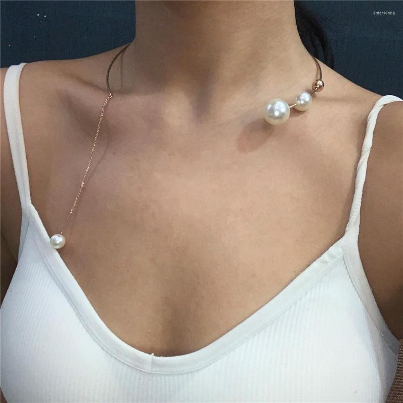 

Choker Women Chokers Necklace Trendy O-chain Metal Geometric Party Butterfly Bead Pendant Female Jewelry Accessories