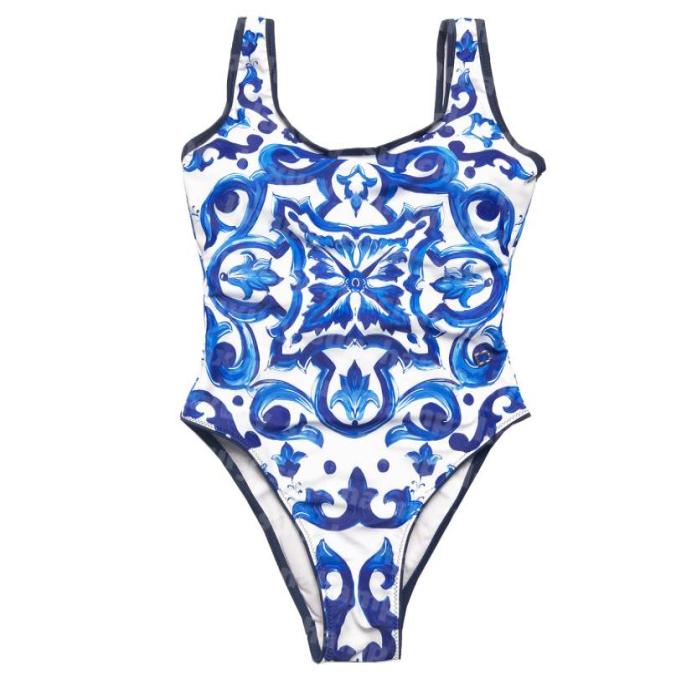 

Sexy Backless Swimsuit Bathing Suit Designer Printed Swimsuits Womens Summer Beach Vacation Swimwear4322749