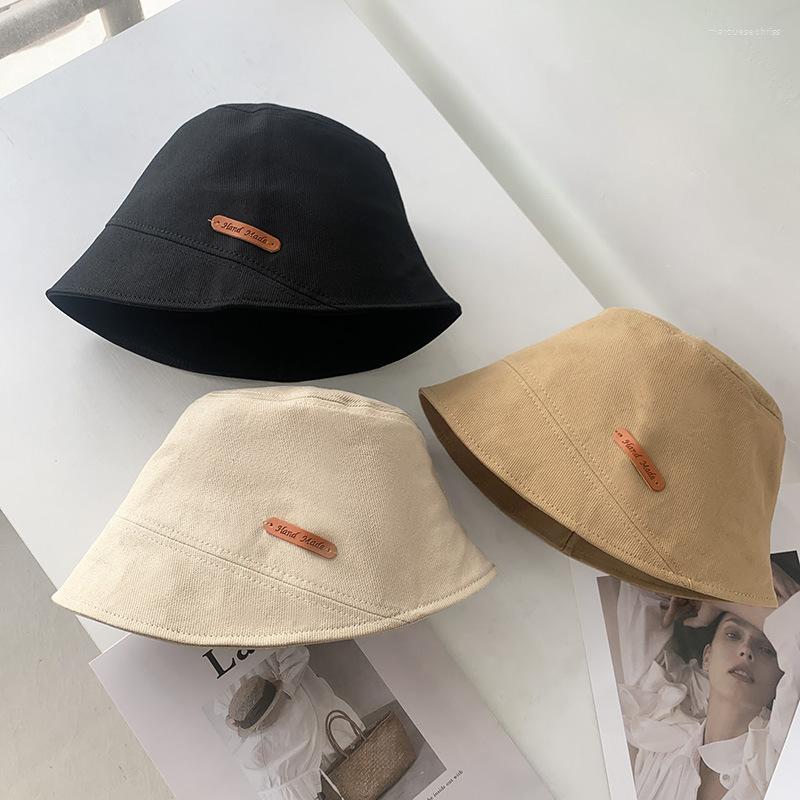 

Wide Brim Hats 2023 Summer Outdoor Tour Bucket Hat Lady Girl Solid Color Sun Visor Foldable Protection Fisherman Panama Basin Cap, Beige