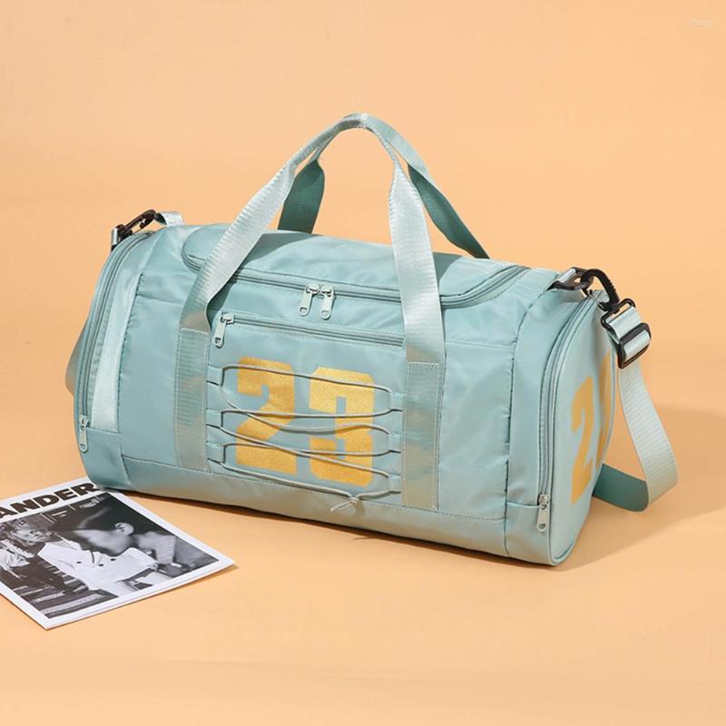 

Outdoor Bags Short Journey Shoulder Bag Breathable Labor-Saving Duffle For Picnic Lightweight Separation Fitness Handbag Travel, Grey