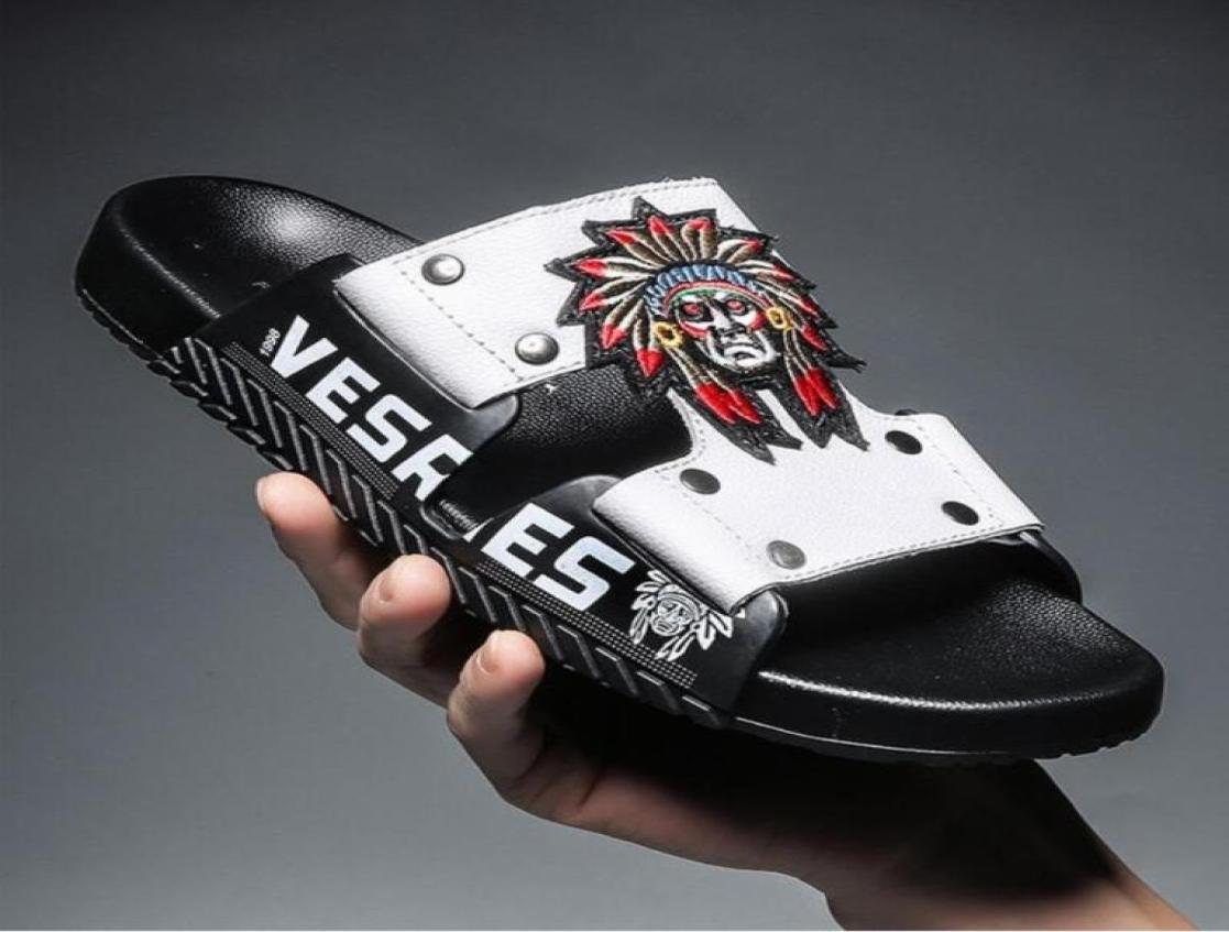 

Genuine Cow Leather slippers couple indoor nonslip men women home fashion casual single shoes soft soles Zapatos Hombre T26168800, Black