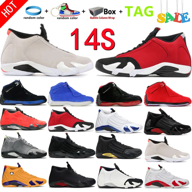 

High Quality 14S 14 Men Basketball Shoes 18 Black Sport Royal Blue Toro Varsity Red Yellow Orange Suede Countdown Pack Man 18 18S Sport, 16