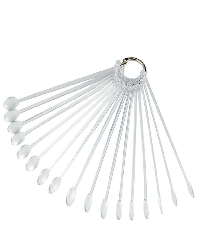 

Spoon Shape Nail Art Tips Sticks False Display Practice Fan Polish Gel Swatches Color Sample Tools Equipment Manicure Pro9127796