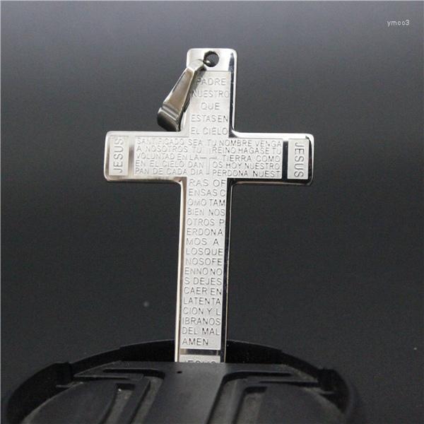 

Pendant Necklaces 16g Top Quality Jesus Cross 2023 Bible For Women And Men