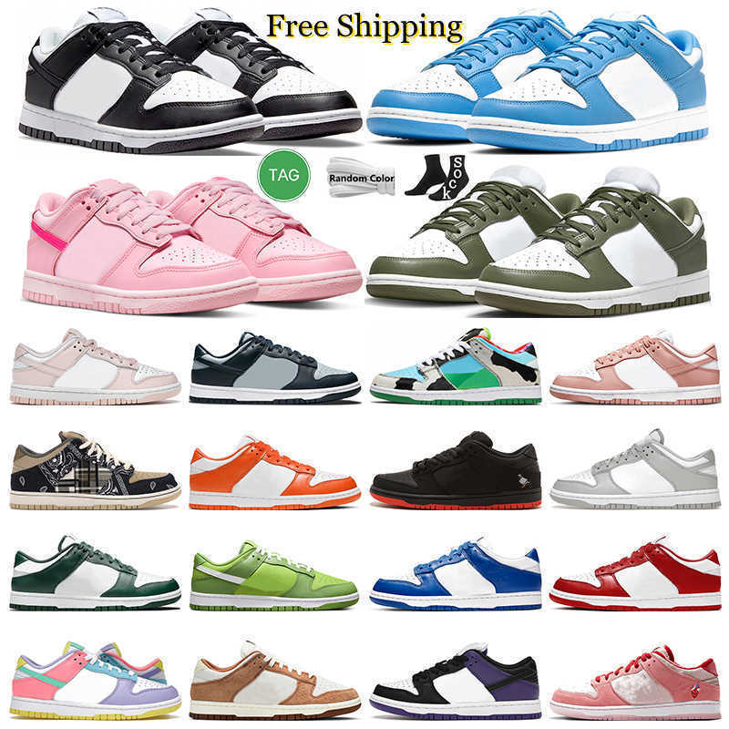 

2022 Running Shoes Lows For Mens Womens Triple Pink Medium Olive Panda Rose Whisper Georgetown Grey Fog UNC Syracuse sports, #20 lobster purple