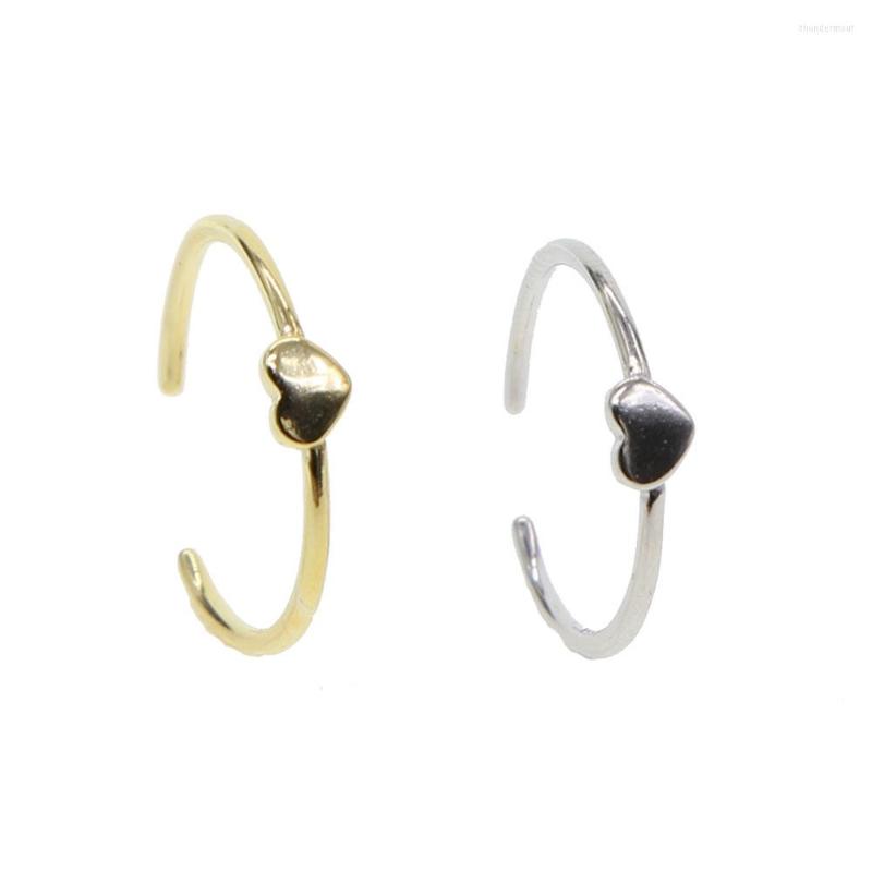 

Wedding Rings Latest Minimal Jewelry Design 5mm Cute Tiny Heart Plain No Stone Lover Gift Lovely Charming Ring