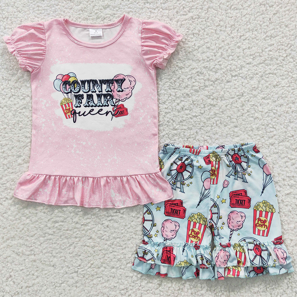 

New Fashion Baby Girl Clothes Summer Shorts Sets Wholesale Children Clothing Kids Sibling Boys Outfits Milk Silk Children Suit, Blue green