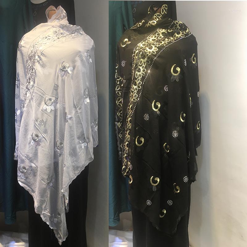 

Scarves Ramadan African Dubai Cotton Pashmina For Pray Emroider Ring Diamond Shawl Wrap Lace Stole Net Scarf Headband Hijab