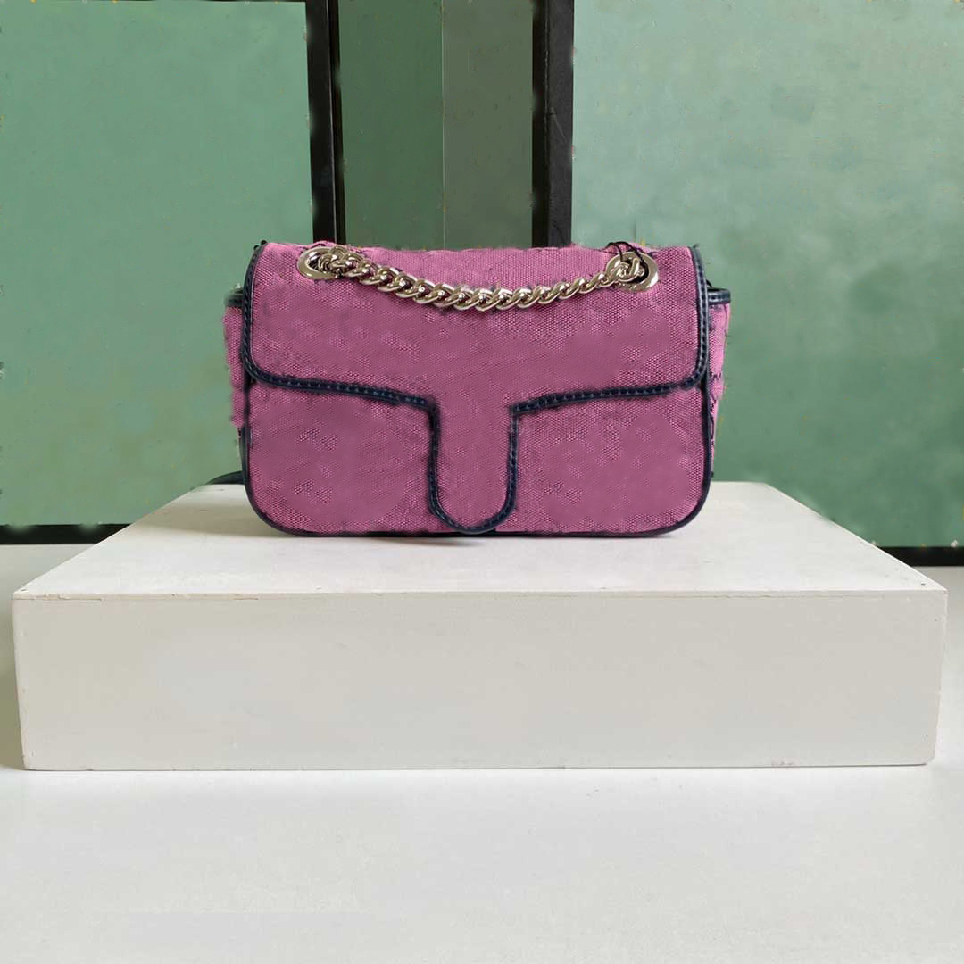 

2023 Women Luxurys Designers Bags Fashion Leather Hand Messenger ShoLuxury Designer high quality bag womens straddle single shoulder chain leisur, Box