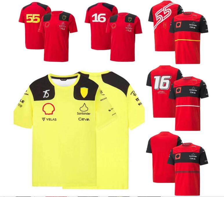 

2023 summer new F1 Formula One racing suit quick-drying short-sleeved T-shirt