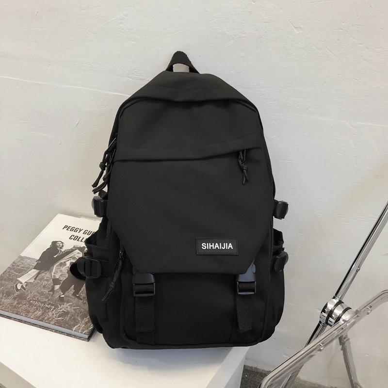 

Backpack Nylon Trend Female Summer Fashion Women Girls Boys Vintage Schoolbags Youth Shoulder Bags, Green