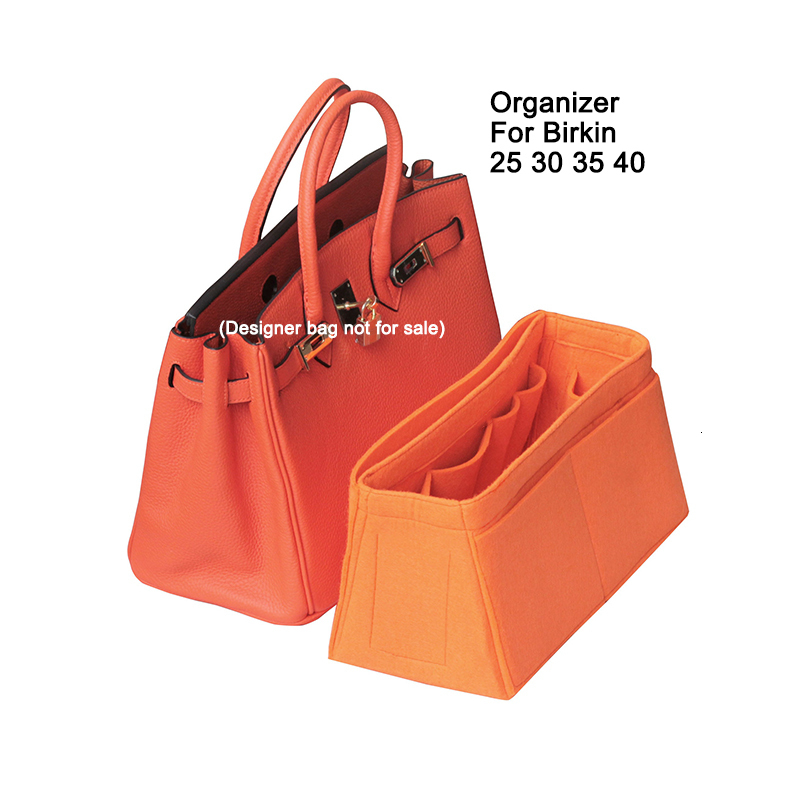 

Cosmetic Bags Cases Customize Organizer For H Bir Kins 25 30 35 Insert Bags Makeup Tote Organize Women Handbag Tote Cosmetic Liner Keep Shaper 230419, A orange