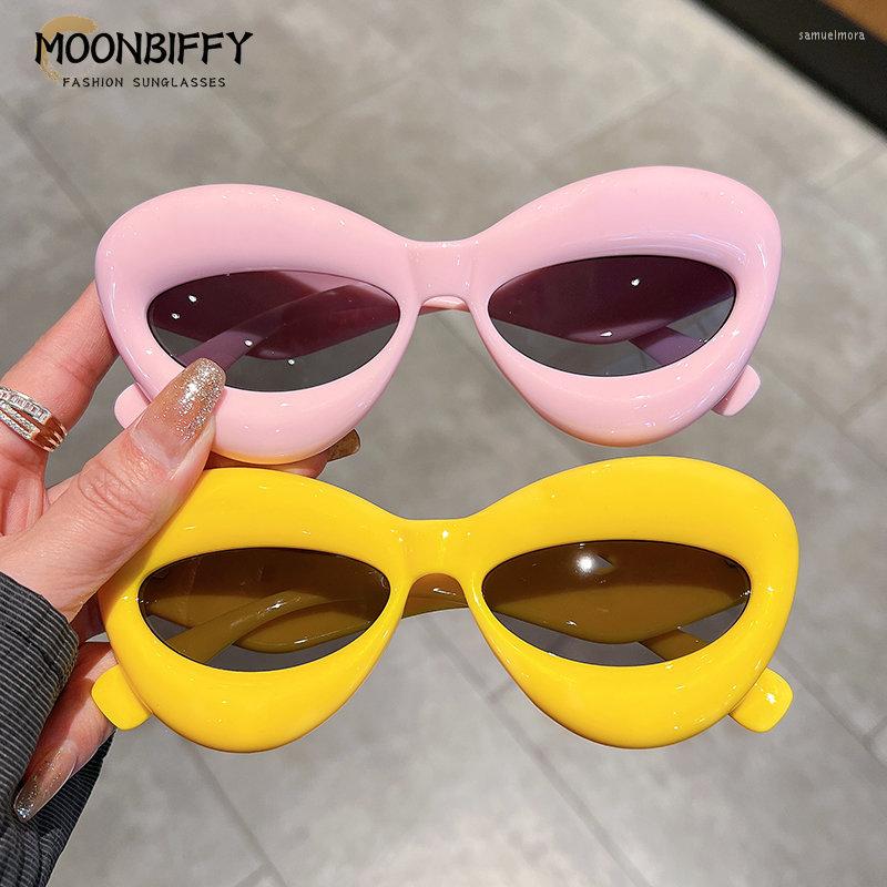 

Sunglasses Funny Women Fashion Brand Designer Oversized Punk Sun Glasses Men Party Hip Shades Gafas De Sol Mujer