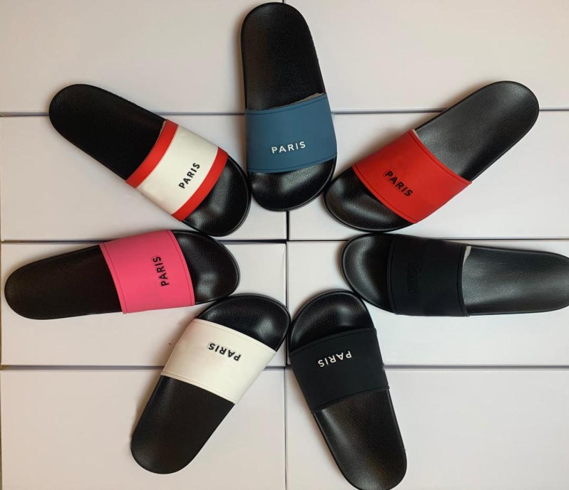 

Paris Gear Bottoms Mens Striped Sandals casual NonSlip Summer Slipper slides men Slippers women Slide top Quality With Box large 4799588, Chocolate