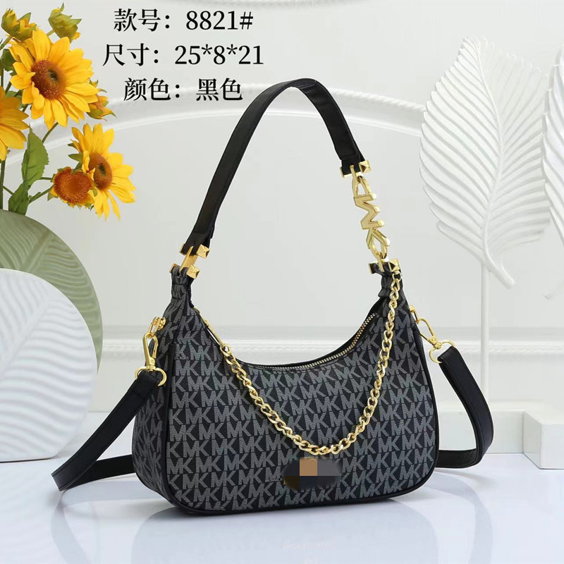 

MICHAELS KOR MKS bags GGSS LOUISSS VUTTONSS LVSS Delicate knockoff Designer Hand Bag Half Moon Shoulder Bags LOOP 25CM Fashion Baguette Bag 8821, 25x8x21cm
