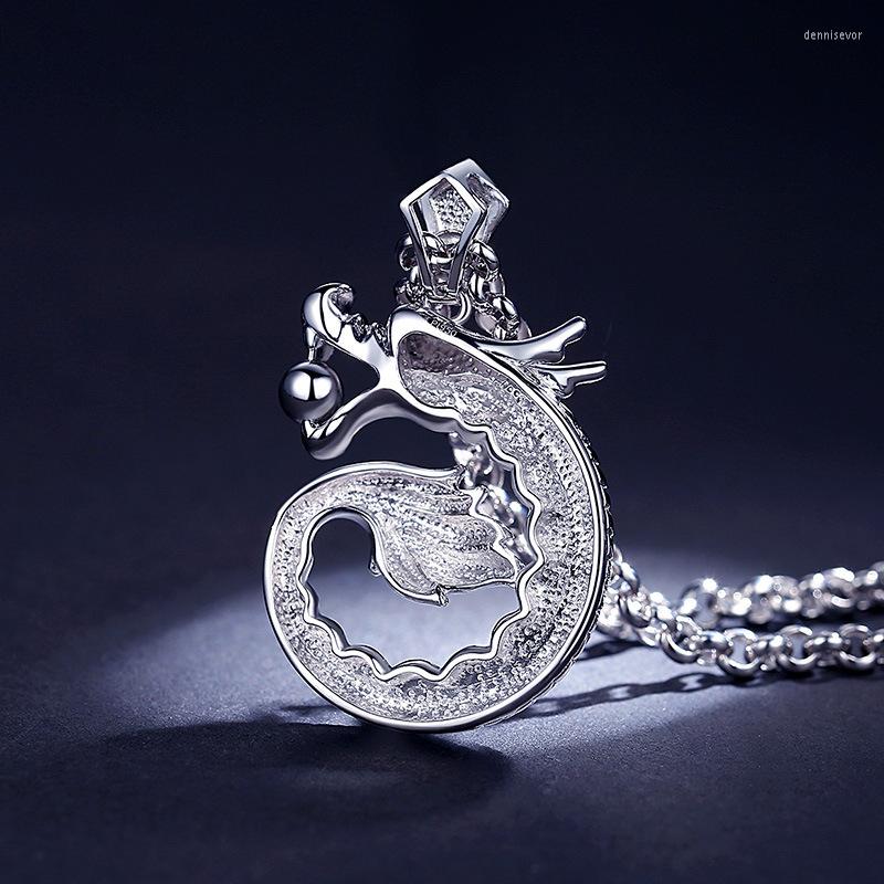 

Pendant Necklaces RJ Jewelry Necklace Twelve Chinese Zodiac Dragon Personality Men's Style Man For Women Couple Pendants