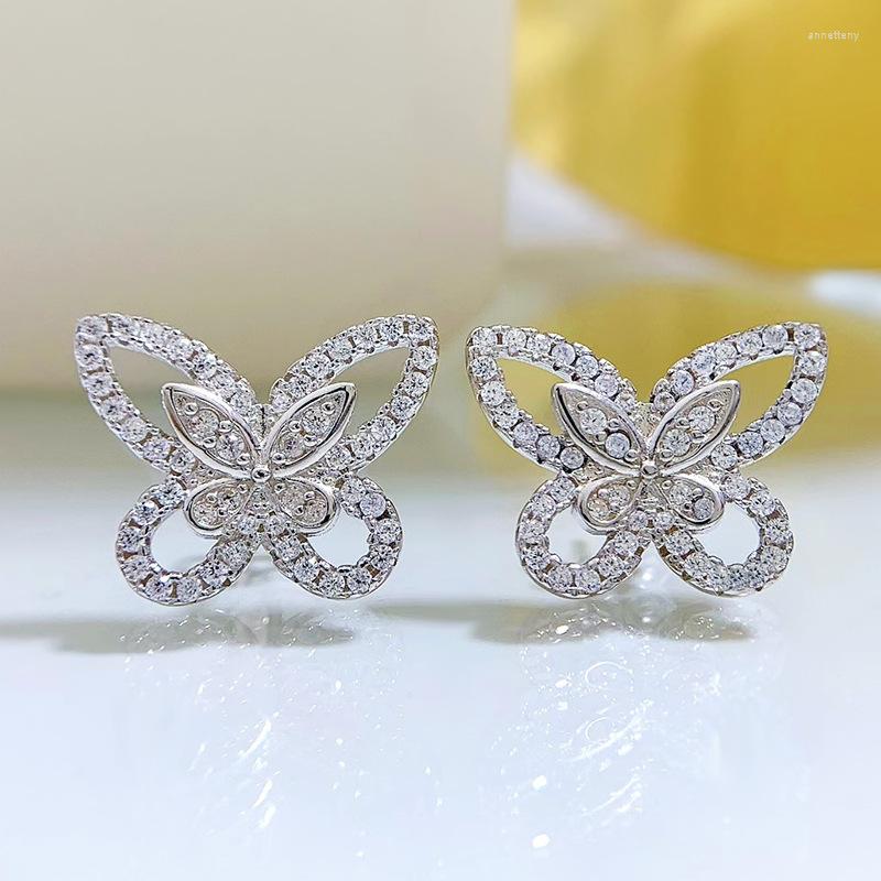 

Stud Earrings Bowknot S925 Sterling Silver Imitation Diamond