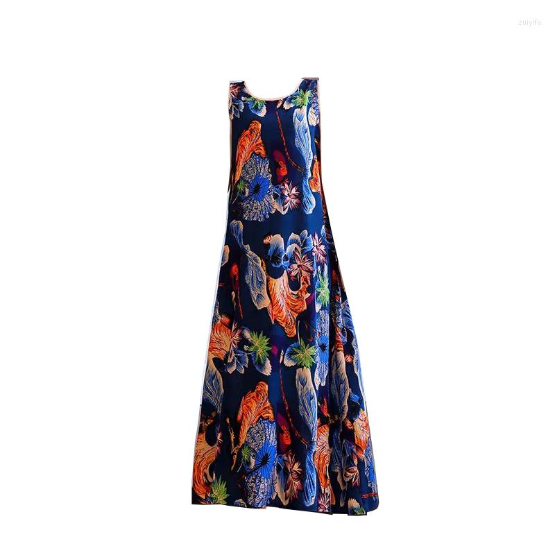 

Casual Dresses Printed Maxi Dress 2023 Vintage Women Sundress Summer Long Vestido Female O Neck Party Robe Femme Femininas Kaftan, 13