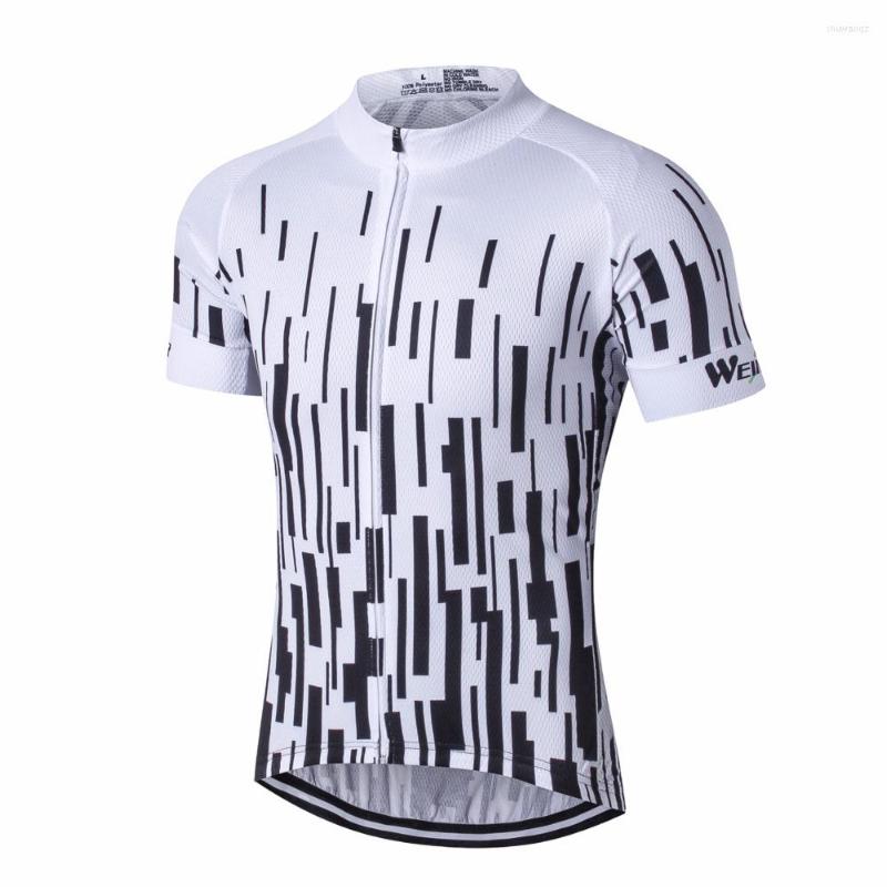 

Racing Jackets White Cycling Jersey Men Bike Clothing Bicycle Top Ropa Ciclismo Maillot MTB Sport Shirts Breathable Short Sleeves