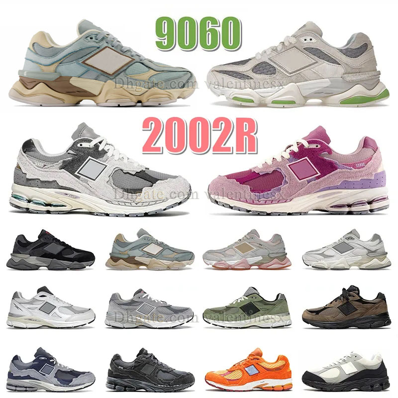 

2002r Authentic 9060 Sneakers Running Shoes Light Blue Haze Grey 2002 R Pink Protection Pack Rain Cloud Black Phantom Grey Mens Womens Coach Trainers DHgate Sneakers, #2002r 26