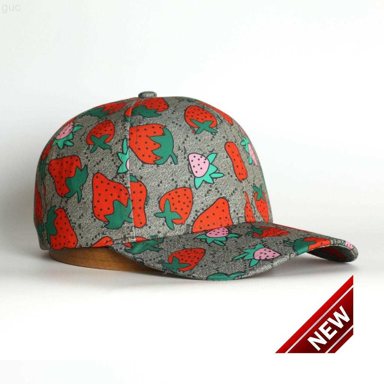 

33High quality strawberry baseball caps man's cotton cactus classic letter Ball caps summer women sun hats outdoor adjustable Snapback Cap girl's cutguc, Cl.1