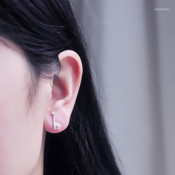 

Stud Earrings REETI 925 Sterling Silver Giraffe For Women Elegant Wedding Jewelry Pendientes Mujer Moda 2023 Brincos