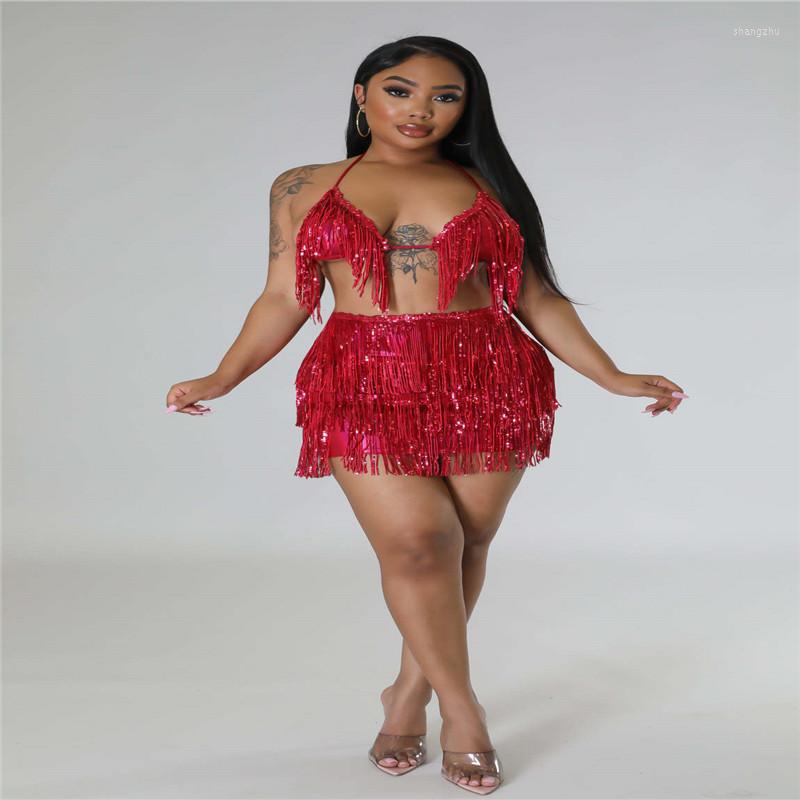 

Work Dresses Beach Holiday Women' Summer Sleeveless Deep V Sexy Temperament Tight Lace Tassels Hollow Ladies Short Skirt Suit, Black