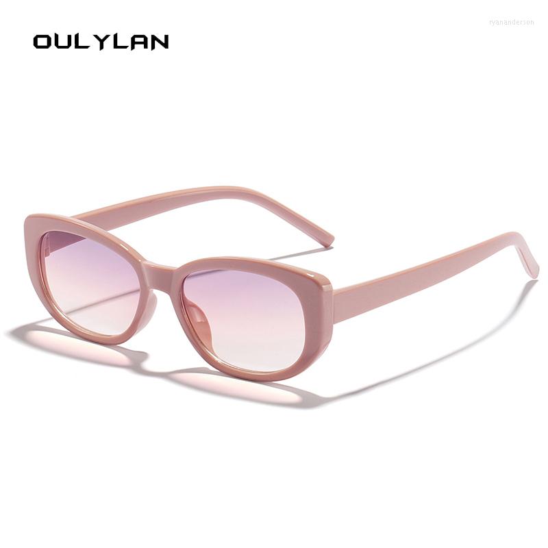 

Sunglasses Oulylan Personalization For Men Women Small Frame Vintage Man Designer Pink Sun Glasses Shade