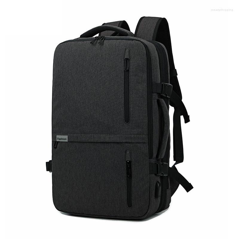 

Backpack NIYOBO Usb Anti Theft Men Backpacks For Teenagers Laptop Waterproof Oxford Student Schoolbag Multifunctional Male Knapsack, Black