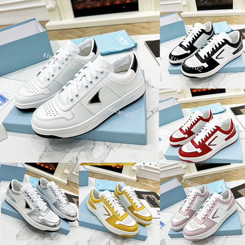

Designer Sneakers Downtown Leather Shoes Breathable Calfskin Sneaker Men Women Trainers Rubber Flat Shoe Casual Walking Comfort Outdoor Sneaker