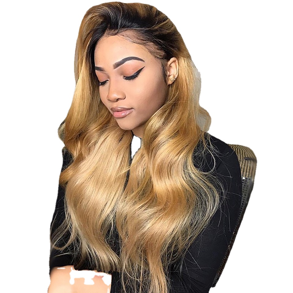 

Ombre Honey Blonde Lace Front Wigs 13x4 Lace Frontal Wig Blonde 4x4 Body Wave Closure Wig Ombre Human Hair Wig For Black Women