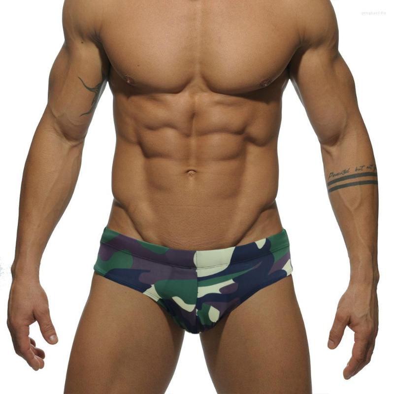 

Men's Swimwear T238 Camouflage Sexy Tight Low Waist Men Bikinis Swimming Swimsuits Summer Pool Beach Shorts Swim Briefs Trunks