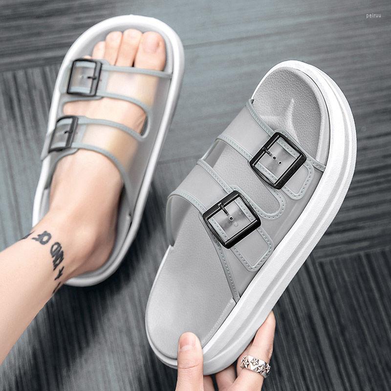 

Slippers Men's 2023 Summer Flip Flops Wear Casual Thick Soled Wear-resistant Non Slip Home Sandals Men Shoes
