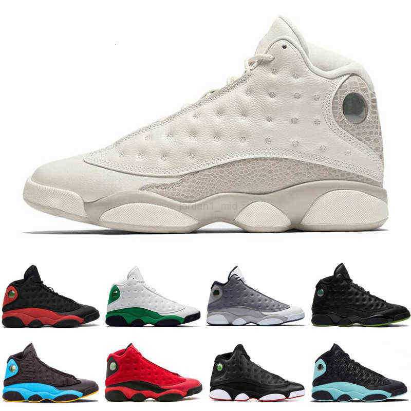 

Top 13 13s men basketball shoes New Cap And Gown Atmosphere Grey Terracotta Blush Cat Black Infrared Flints Bred mens sport Sneakers, Playoff 40-47