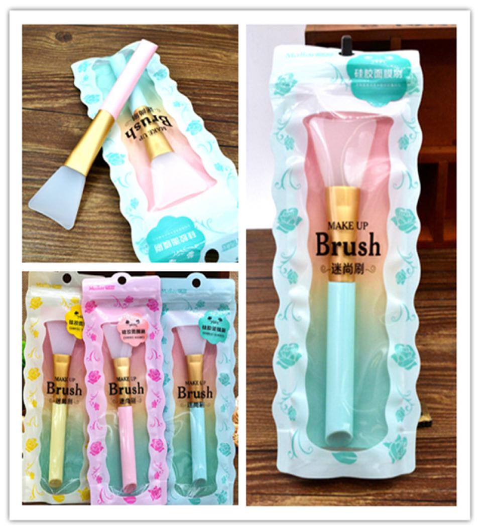 

New Arrival 1PC Professional Silicone Facial Face Mask Mud Mixing Skin Care Beauty Brushes Tools 3 Colors9254598