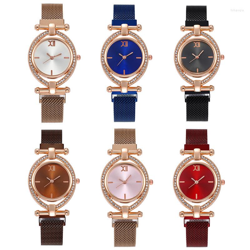 

Wristwatches Top Watch Lover Womens Watches Stainless Steel Mesh Belt Drop Luxury Clock Brand Gifts Wristwatch Reloj Relogio Feminino