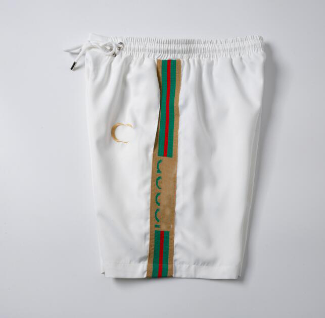 

Summer designer Luxury Mens shorts Beach pants classic letter pant Side Ribbon cotton print short fashion casual striped mesh swimming trunks breeches