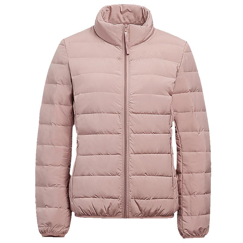 

Parkas NewBang Women's Down Jackets Ultra Light Duck Down Women Matt Fabric Lightweight Coat Warm Female Windbreaker Parka Plus Coats, White