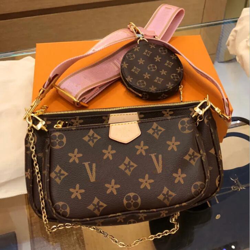 

Multi Pochette louiseitys Handbag Cross Body Shoulder Bag Purse Designer Wallet Adjustable And Detachable Shoulder Straps Handbags Three-piece viutonitys bag, Extra fee (are not sold separat)
