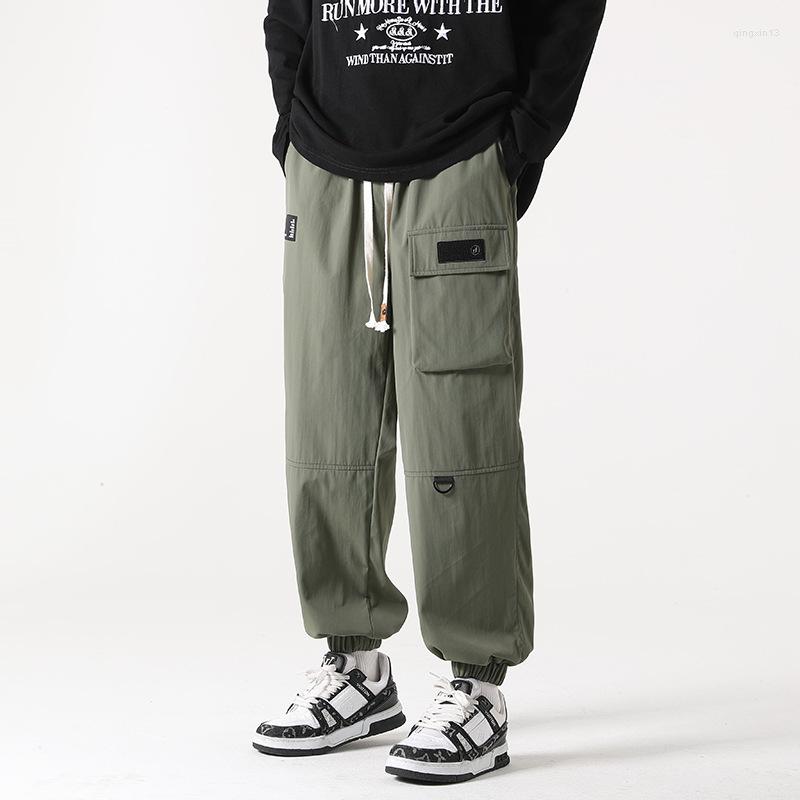 

Men' Pants Spring And Autumn Men' Casual Trend Student Overalls Oversized Loose Leggings Sports Hallen Trousers, Coffee