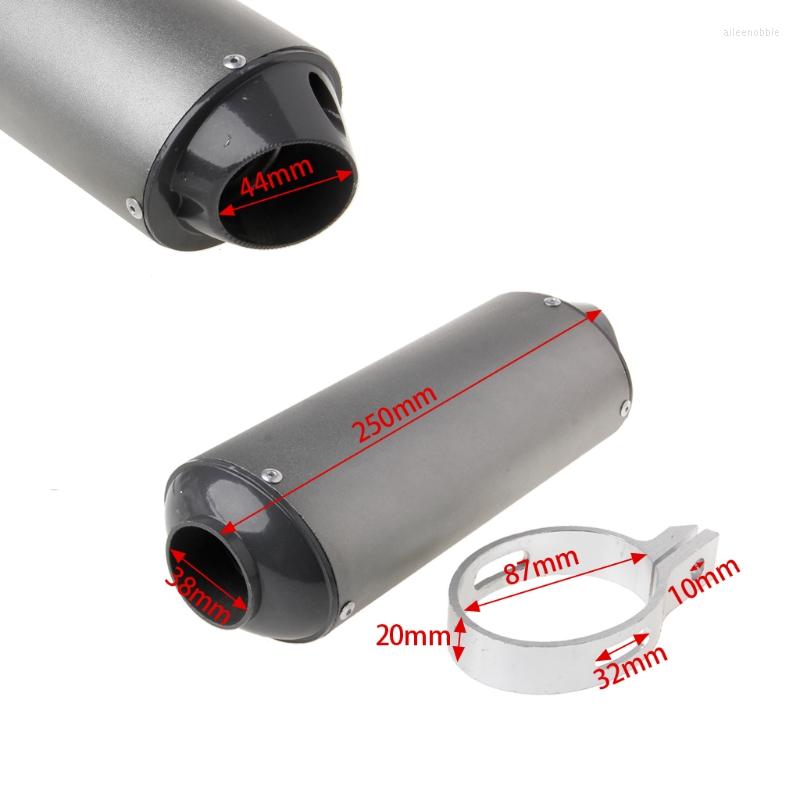 

38mm Motorcycle Exhaust Muffler Pipe For 125 150 160cc Dirt Pit Bike ATV